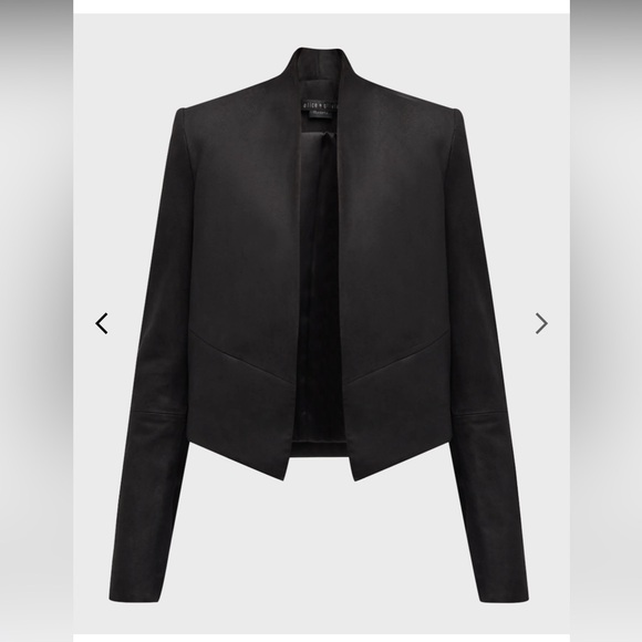 Alice + Olivia
New Harvey Suede Open-Front Jacket - Picture 7 of 15